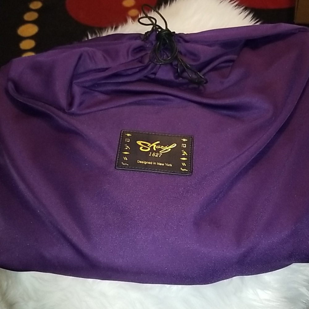 SHARIF 💜 WOW Melange Needlepoint Hobo Boho Bag (Brown) purse💜 - Picture 4 of 16